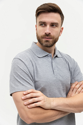 Рубашка поло мужская STAN хлопок/полиэстер 185, 04