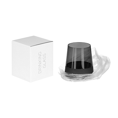 Стакан для воды Блэк Эдишн (Black Edition), черный