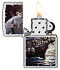 Зажигалка ZIPPO Frank Frazetta с покрытием Street Chrome, латунь/сталь, серебристая, 38x13x57 мм - Фото 3