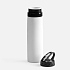 Складная бутылка для воды Langfossen, белая - Фото 2