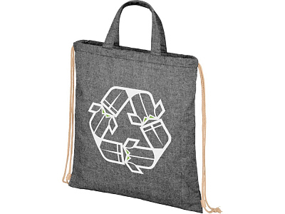 Сумка-рюкзак Pheebs из переработанного хлопка, 210 г/м²