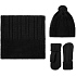 Шапка Knit Beat, черная - Фото 4