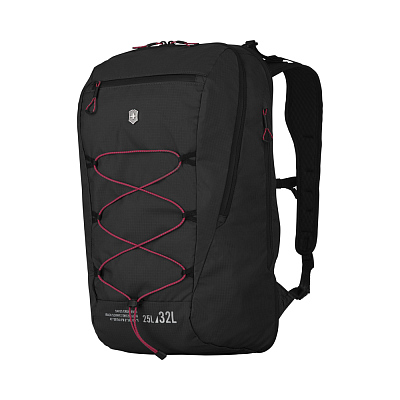 Рюкзак VICTORINOX Altmont Active L.W. Expandable Backpack, чёрный, 100% нейлон, 33x21x49 см, 25 л