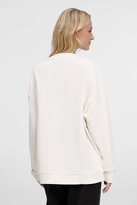 Свитшот унисекс Sinkopa, молочно-белый