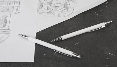 Ручка шариковая "Ray", покрытие soft touch, белый