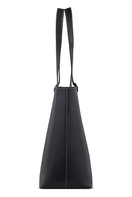 Сумка-шоппер женская BUGATTI Zita, черная, полиуретан, 47 x 18 x 35 см