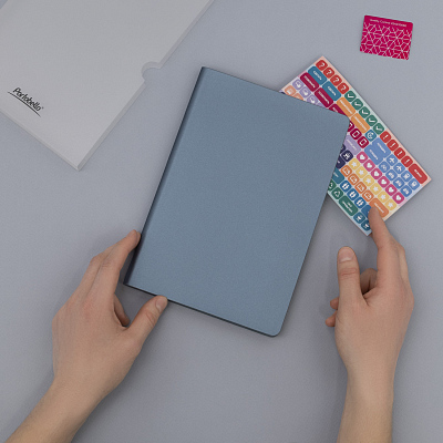 Ежедневник Мун Ривер (Moon River) недатированный, стальной