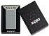 Зажигалка ZIPPO Slim® с покрытием Flat Grey, латунь/сталь, серая, глянцевая, 29x10x60 мм - Фото 6