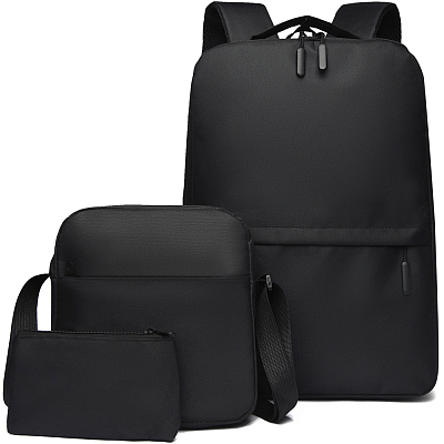 Рюкзак-сет TRAVEL TO GO, Чёрный/Оранжевый