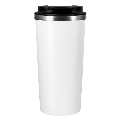 Термокружка вакуумная Palermo, белая, гладкое покрытие (Белый)