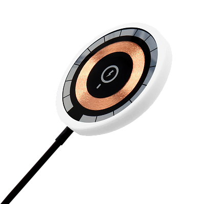 Беспроводное магнитное зарядное устройство Aphia 15W To Go  (Черный/белый)