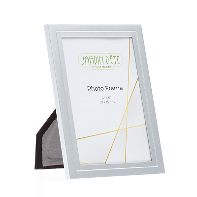 Рамка для фотографии Jardin D'Ete,алюминий, стекло,фото 10х 15 см (Серебристый)