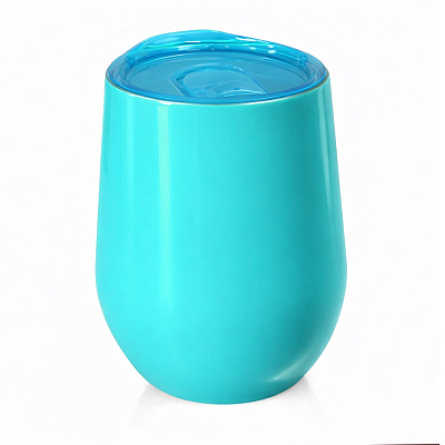 Термокружка с двойной стенкой Coffixx  (Бирюзовый)