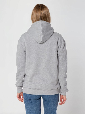 Толстовка с капюшоном Unit Kirenga Heavy, серый меланж