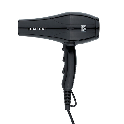 Фен DEWAL BEAUTY Comfort Black, черный, 2200 Вт, 1 насадка