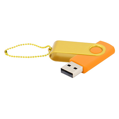 Флешка Designer To Go 2.0 USB 16Gb  (Оранжевый/желтый)