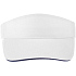 Козырек Active, белый с темно-синим кантом - Фото 2