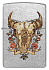 Зажигалка ZIPPO Rick Rietveld с покрытием Street Chrome, латунь/сталь, серебристая, 38x13x57 мм - Фото 2