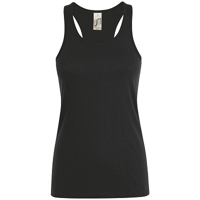 Майка женская Justin Women, черная (Чёрный)