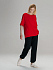 Футболка оверсайз унисекс Vozduh, красная - Фото 11