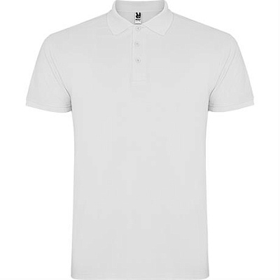 Футболка поло STAR мужская, БЕЛЫЙ L (Белый)