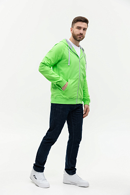 Толстовка мужская STAN с капюшоном на молнии футер без начёса 260, 61