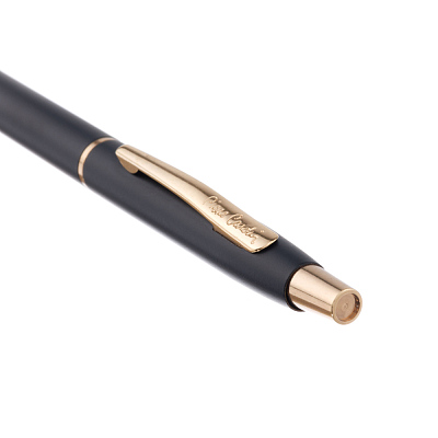 Ручка шариковая Pierre Cardin GAMME. Цвет - черный.Упаковка Е