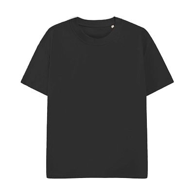 Футболка оверсайз унисекс LEGACY , XS, 100% хлопок, 220 г/м2 (Черный)