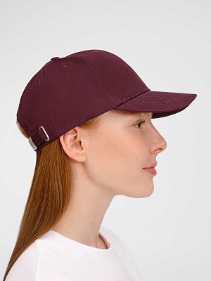 Бейсболка Buffalo, бордовая