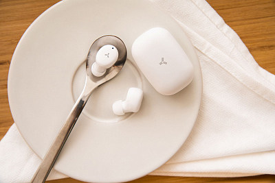 Беспроводные наушники ACCESSTYLE FLAME TWS, белые                                  