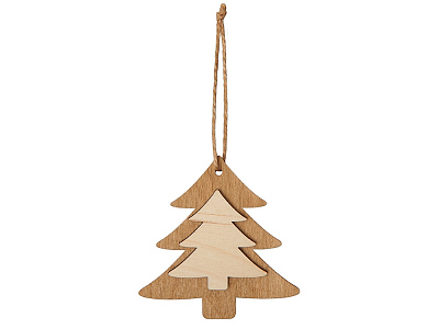 Деревянная подвеска на елку Firtree