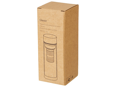 Стеклянная термобутылка Glassir, 500мл