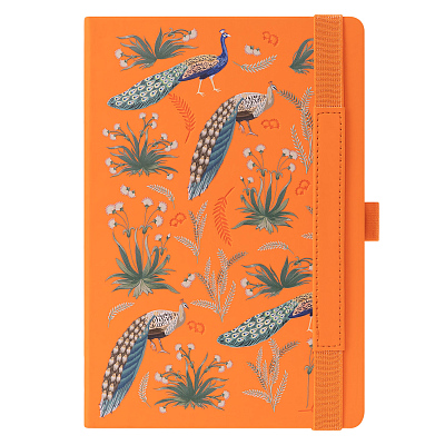 Ежедневник Альфа (Alpha) недатированный, оранжевый/оранжевый