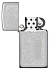 Зажигалка ZIPPO Slim® Venetian® с покрытием High Polish Chrome, латунь/сталь, 29x10x60 мм - Фото 4