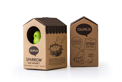 Набор магнитов Egg Sparrow, черный