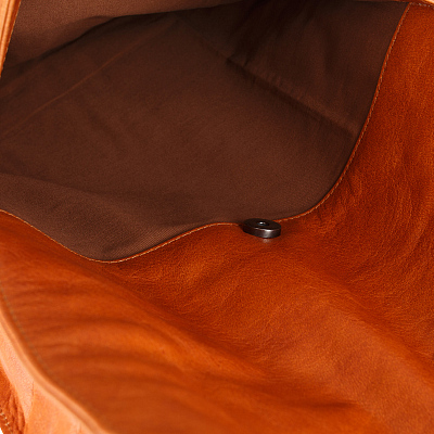 Рюкзак-сумка KLONDIKE DIGGER «Mara», натуральная кожа цвета коньяк, 32,5 x 36,5 x 11 см