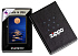 Зажигалка ZIPPO Moon Sunset с покрытием Black Light, латунь/сталь, чёрная, матовая, 38x13x57 мм - Фото 6