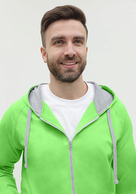 Толстовка мужская STAN с капюшоном на молнии футер без начёса 260, 61