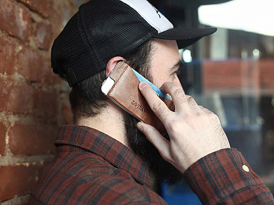 Кошелек-накладка на iPhone 5/5s и SE