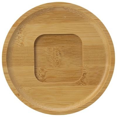 Кофейная пара с бамбуковым блюдцем Mandy