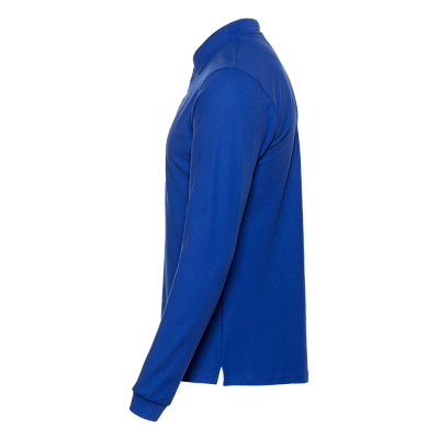 Рубашка поло мужская STAN длинный рукав хлопок/полиэстер 185, 104S