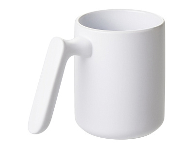 Кружка матовая с прямой ручкой Axio (Белый)