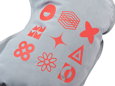 Подушка для путешествия с помпой Push с термотрансфером