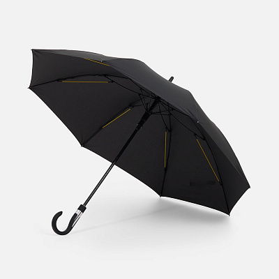 Зонт-трость Rainzee, ver.2, черный (Чёрный)