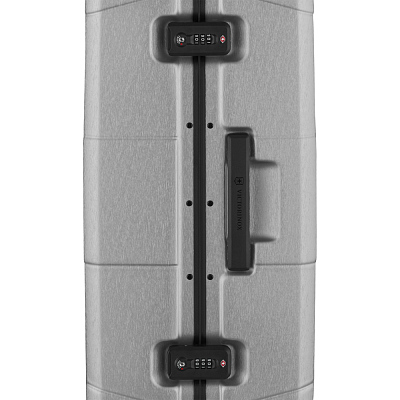 Чемодан VICTORINOX Lexicon Framed, серебристый, 100% поликарбонат Makrolon, 46x28x68 см, 72 л