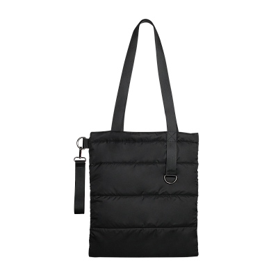 Шоппер Superbag Bubble, с магнитной кнопкой (черный)