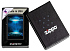 Зажигалка ZIPPO UFO Flame с покрытием Black Light, латунь/сталь, черная, матовая, 38x13x57 мм - Фото 6