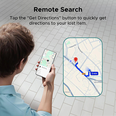 Метка для поиска вещей UGREEN FineTrack Slim G (Android Only)