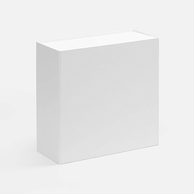 Коробка складная Quadra Fold, белая