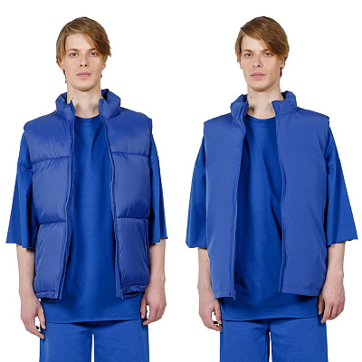 Жилет двусторонний V2, синий